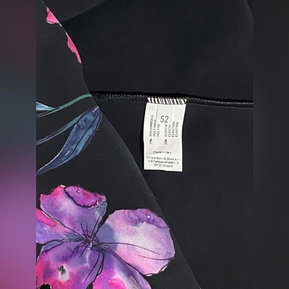 Chiara Boni La Petite Robe Draped High-Neck Floral Gown size 16 - Picture 14 of 14